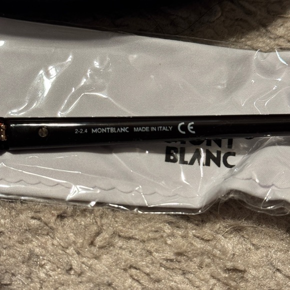 Montblanc Black Eyeglasses with Case - Picture 4 of 5